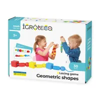 Розвиваюча іграшка Ігротеко шнурівка для малюків Геометрика (900019) - 1