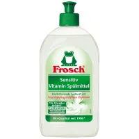 Засіб для ручного миття посуду Frosch Sensitiv Vitamin 500 мл (9001531181597) - 2