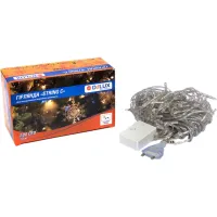 Гирлянда Delux STRING С 200 LED 10m Теплый белый/прозрачный IP20 (90017981) - Изображение 2
