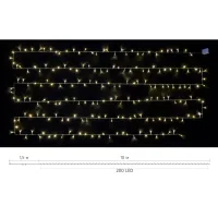 Гирлянда Delux STRING С 200 LED 10m Теплый белый/прозрачный IP20 (90017981) - Изображение 3