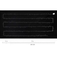 Гирлянда Delux STRING С 200 LED 10m Теплый белый/прозрачный IP20 (90017981) - Изображение 4