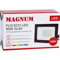 Прожектор MAGNUM FL12 ECO LED 30Вт slim 6500К IP65 (90018083) - Изображение 5