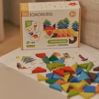 Розвиваюча іграшка Ігротеко Трикутна мозаїка 64 елементів (900194) - 5