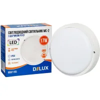 Світильник Delux WC-2 17 Вт 5000K IP54 з датчиком руху (90021165) - 2