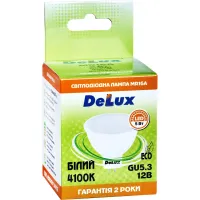 Лампочка Delux лед.лампа_DELUX_MR16A 7Вт_4100K 12В GU5.3 (90021252) - Зображення 2