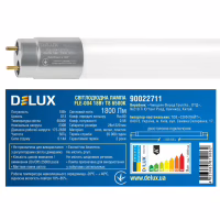 Лампочка Delux FLE-004 18 Вт 1,2м T8 6500K 230В G13 скло (90022711) - Image 3