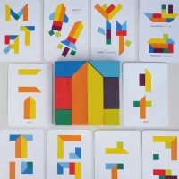 Розвиваюча іграшка Ігротеко Танграм 8 ел. + картки із завданнями (900446) - 2