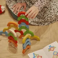 Розвиваюча іграшка Ігротеко Мозаїка ВЕСЕЛКОВІ ДУГИ 24 елементів (900507) - 7
