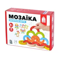Розвиваюча іграшка Ігротеко Мозаїка ВЕСЕЛКОВІ ДУГИ 24 елементів (900507) - 1