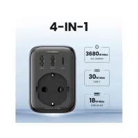 Зарядний пристрій Ugreen 3xUSB 30W Outlet Extender (2хUSB-A+USB-C) CD314 (90613) - 9