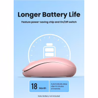 Мишка Ugreen MU105 Wireless Pink (90686) - Image 11
