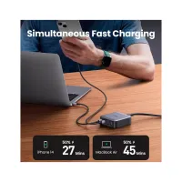Зарядний пристрій Ugreen 4xUSB 65W (2хUSB-C+2xUSB-A) Gan CD327 (90747) - 8