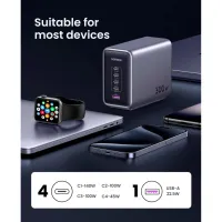 Зарядний пристрій Ugreen 5xUSB 300W Nexode (5хUSB-C) CD333 (90903B) - 6