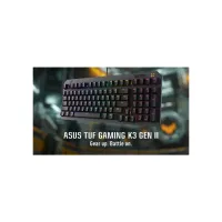 Клавіатура ASUS TUF Gaming K3 Gen II Opti-Mech RGB Red Switches USB UA Black (90MP0390-BKMA00) - 7