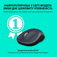 Мишка Logitech M185 swift grey (910-002238) - 2