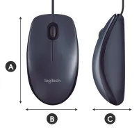 Мишка Logitech B100 Black (910-003357) - 8