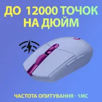 Мишка Logitech G305 Lightspeed Lilac (910-006022) - 3
