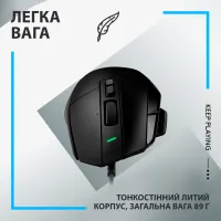 Мишка Logitech G502 X USB Black (910-006138) - 6