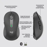 Мишка Logitech Signature M650 Wireless for Business Graphite (910-006274) - 6