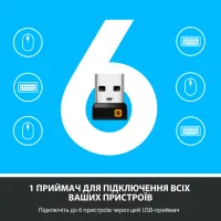 Мишка Logitech M325s Wireless Dark Silver (910-006812) - 7