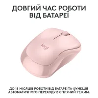 Мишка Logitech M240 Silent Bluetooth Rose (910-007121) - 5