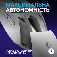 Мишка Logitech G309 Lightspeed Wireless/Bluetooth White (910-007207) - 6