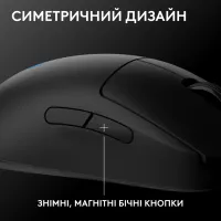 Мишка Logitech G Pro 2 Lightspeed Wireless Black (910-007295) - 2