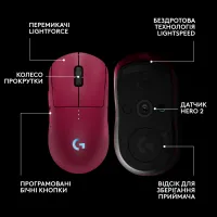 Мишка Logitech G Pro 2 Lightspeed Wireless Magenta (910-007309) - 6