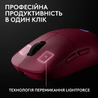 Мишка Logitech G Pro 2 Lightspeed Wireless Magenta (910-007309) - 7