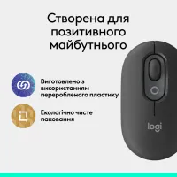 Мишка Logitech POP Mouse With Emoji Bluetooth Graphite (910-007412) - 10