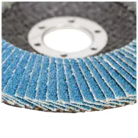 Круг зачистний Sigma пелюстковий торцевий Т29 (конічний) ZA 125мм P80 (9173541) - 4