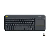 Клавіатура Logitech K400 Plus Touch Wireless UA Black (920-007145) - 1