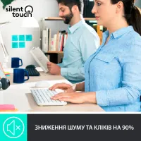 Комплект Logitech MK295 Silent UA Off-White (920-009824) - 2