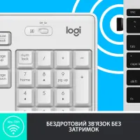 Комплект Logitech MK295 Silent UA Off-White (920-009824) - 5