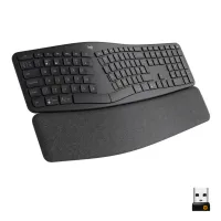 Клавіатура Logitech ERGO K860 Bluetooth/Wireless UA Black (920-010108) - 1