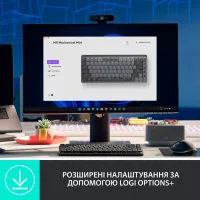 Клавіатура Logitech MX Mechanical Mini Illuminated UA Graphite (920-010782) - 6