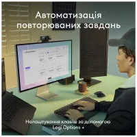 Клавіатура Logitech MX Keys S для MAC Bluetooth/Wireless UA Space Grey (920-011637) - 7