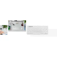 Клавіатура Logitech K380s Multi-Device Bluetooth UA White (920-011852) - 7