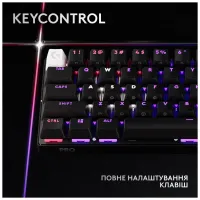 Клавіатура Logitech G Pro X 60 Lightspeed GX Tactile Wireless/Bluetooth UA Black (920-011911) - 10