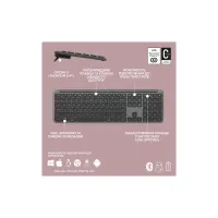 Клавіатура Logitech K950 Bluetooth/Wireless UA Graphite (920-012465) - 8