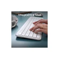 Комплект Logitech MK950 Bluetooth/Wireles UA Off-White (920-012491) - Изображение 5