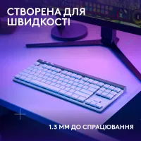 Клавіатура Logitech G515 TKL Lightspeed Tactile Bluetooth UA White (920-012539) - 3