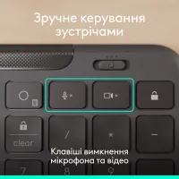 Клавіатура Logitech Signature Slim K620 for Business USB-C UA Graphite (920-013333) - Зображення 5