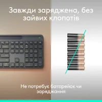 Клавіатура Logitech Slim Solar+ for Business Wireless/Bluetooth Graphite (920-013779) - 3