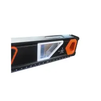 Рівень Tekhmann ударостійкий алюмінієвий магнітний 2 віконця 600мм (9200600) - 5