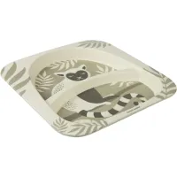 Набір дитячого посуду Canpol babies Lemur бамбуковий 5 предмети (9/214) - 5