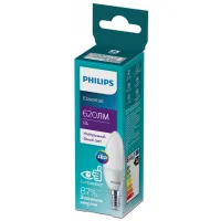 Лампочка Philips ESSLEDCandle 6W 620lm E14 840 B35NDFRRCA (929002971107) - Изображение 2