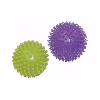 Масажний м'яч Toorx PVC 7,5 см Verde та 9 см Viola Набір 2 шт AHF-001 (932097) - Image 1