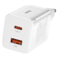 Зарядний пристрій Baseus Super Si Pro C+U 30W (CCSUPP-E02) white (948117) - 1
