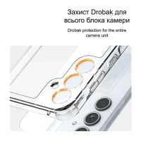 Чохол до мобільного телефона Drobak Acrylic Case with Airbag Samsung Galaxy A55 5G Camera cover (949425) - Изображение 6